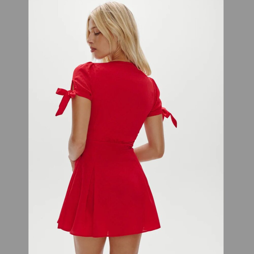 Red Mini Dress - spring dress - date night outfit - Picture 8 of 8